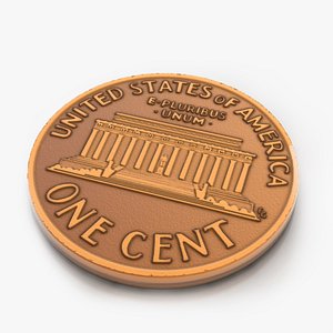 Coin.US Penny (1 Cent).