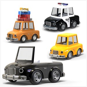 3D Cartoon Car Collection