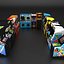 Arcade Machines Low Poly Collection