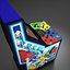 Arcade Machines Low Poly Collection
