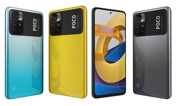 3D model Xiaomi Poco M4 Pro All Colors