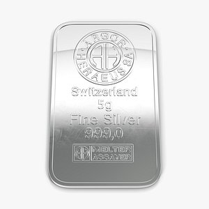 silver bar 5g 3d 3ds