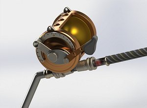 Fishing rod large reel