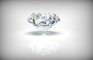 3D model diamond stone