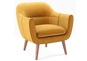 Ada Lounge Chair 3D model