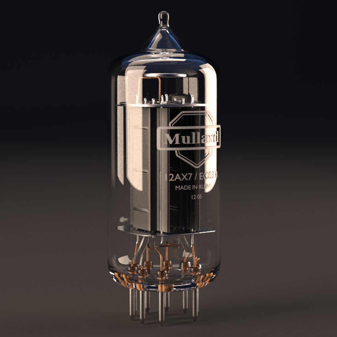 3d 3ds Vacuum 12ax7 Tube