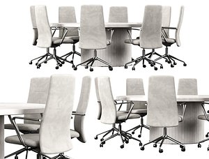 3D Oliva Furniture Office Set V14