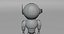 Robot fantascientifico 3D post apocalittico con ambiente di Nikdox