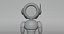 Robot fantascientifico 3D post apocalittico con ambiente di Nikdox