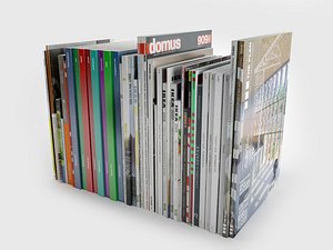 various magazine 7 3d model