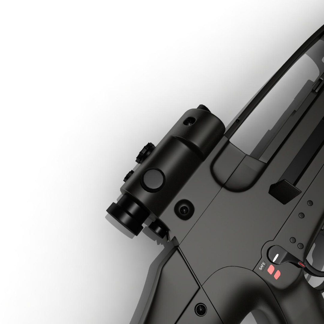 3ds max assault rifle xm viii