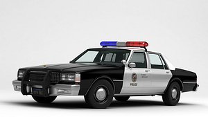 3D model Chevrolet Caprice Classic Police 1989