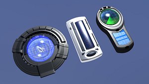 gadgets sci-fi 3D model