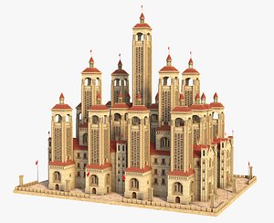 3D Castle Churh model