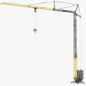 3d tower crane liebherr 53k model