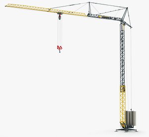 3d tower crane liebherr 53k model