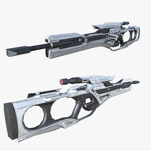 3D model 12-sniper winch20-gun model 3d game ready model Low-poly 3D model