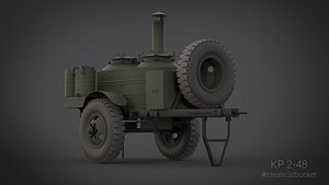 KP 2-48 (Soviet Mobile Kitchen Trailer)