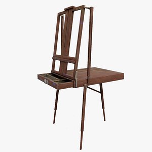 Painter easel model