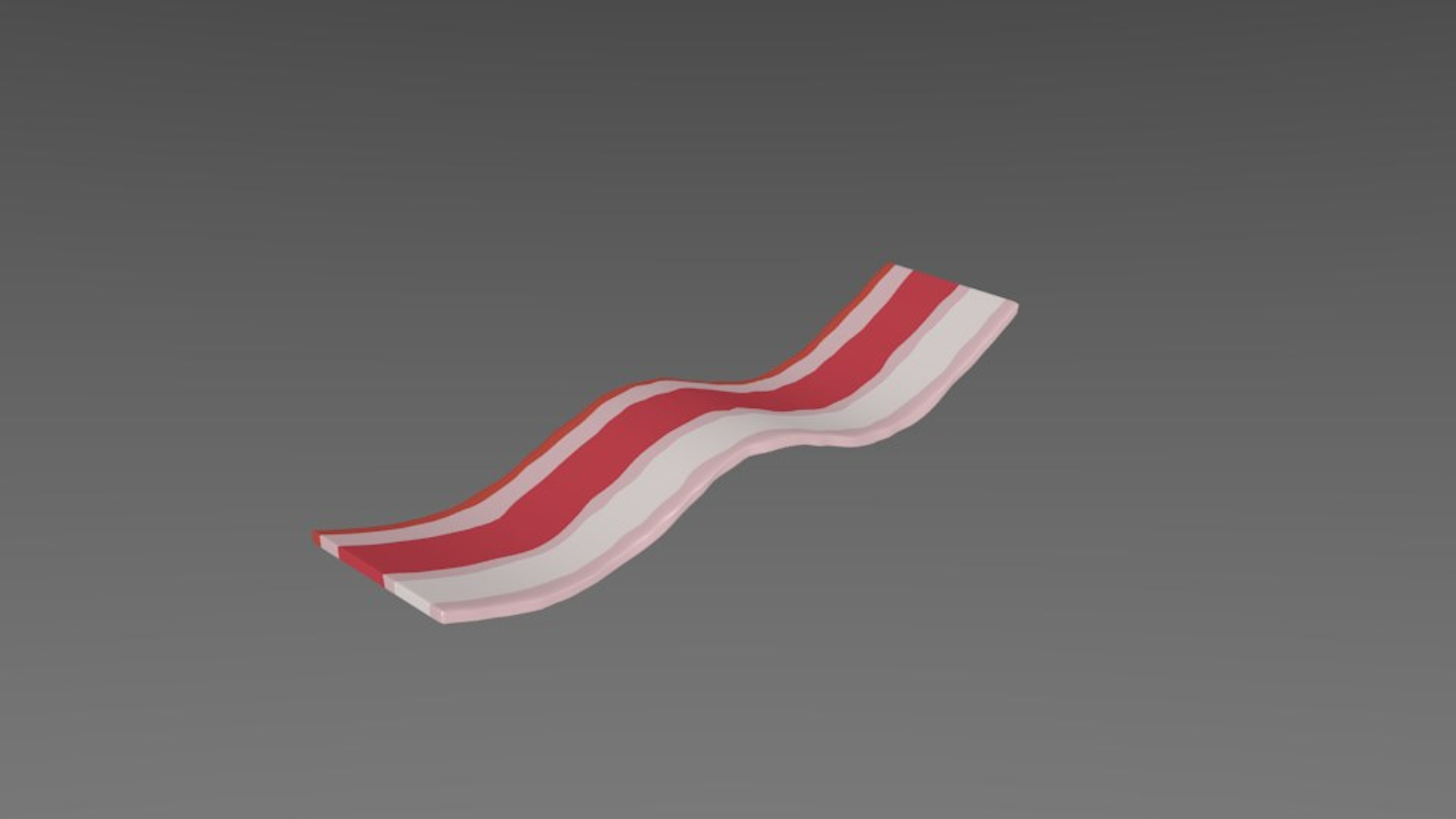 Bacon strip 3D model - TurboSquid 1561231