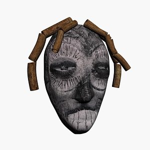 Voodoo Mask 3D model
