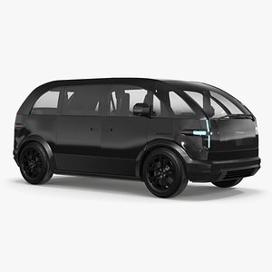 Electric Vehicle Premium Black 3D model