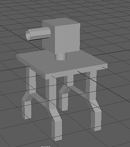 3D canon model