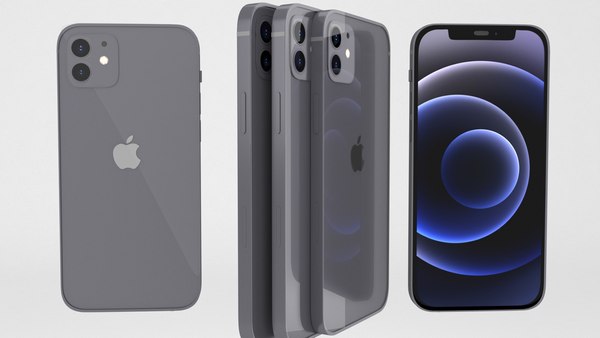 3D apple iphone 12 model