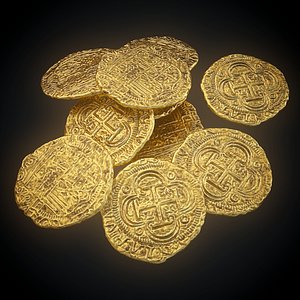 DUBLON Spanish Money XVII-XVIII model