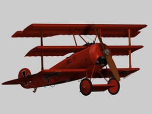 fokker dr1 3d model