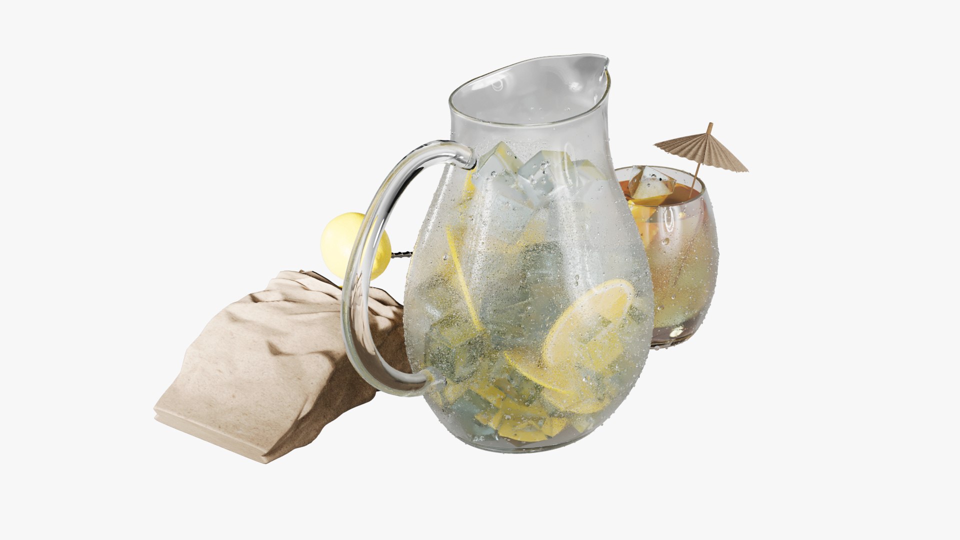 3D Lemonade set with glass pitcher cocktail glass and lemons https://p.turbosquid.com/ts-thumb/u0/p56eTo/7m/06_side/jpg/1793204261/1920x1080/fit_q87/a82879e621352aa58193f903191a107e507020c5/06_side.jpg