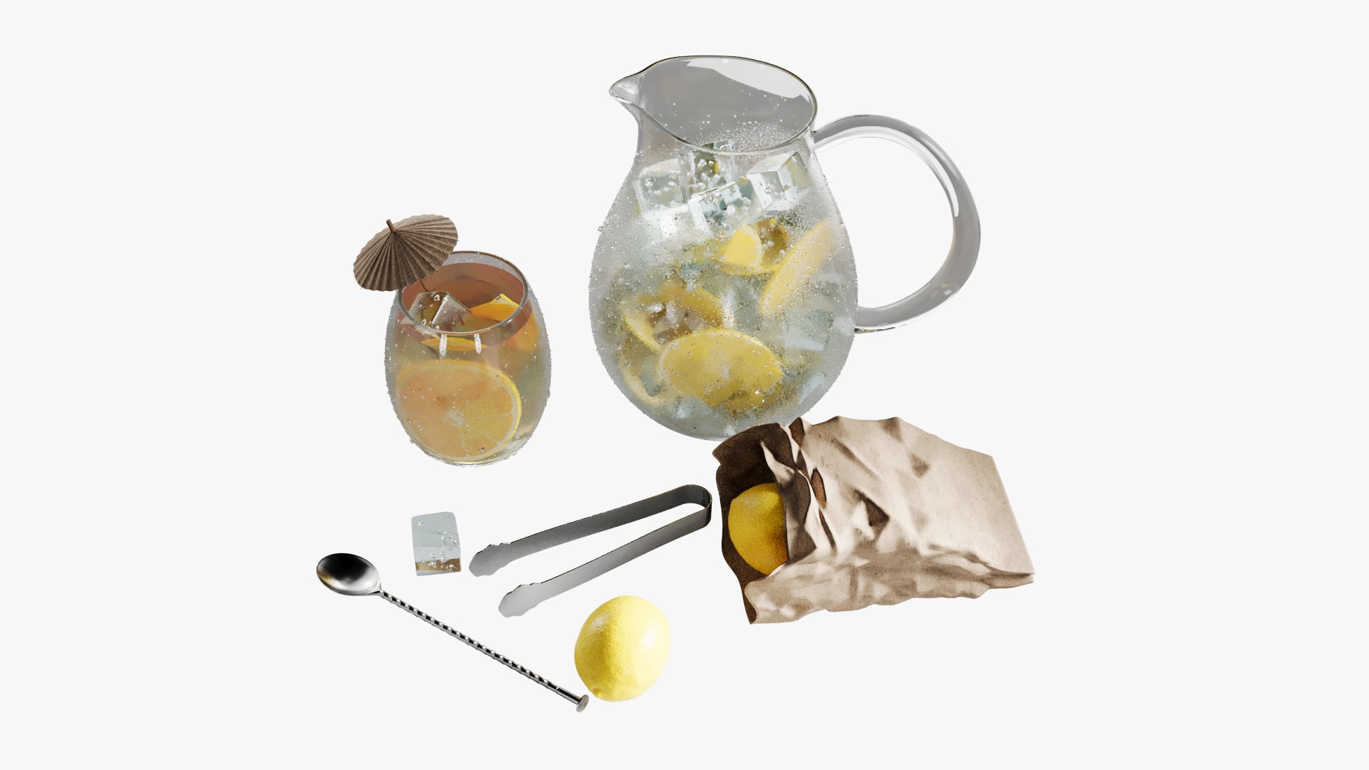 3D Lemonade set with glass pitcher cocktail glass and lemons https://p.turbosquid.com/ts-thumb/u0/p56eTo/zx/05_back/jpg/1793204261/1920x1080/fit_q87/cd0bf576509b54fe23d8b3e50ea94eae2b9d8478/05_back.jpg