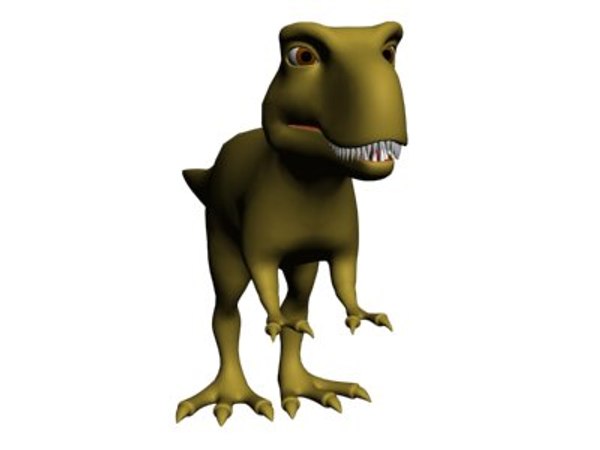 Maquete T-Rex 3D animada - Modelos - Compra na