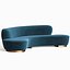 Freeform Curved Sofa Vladimir Kagan