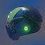 Sci Fi Helmet low poly model