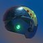 Sci Fi Helmet low poly model