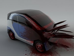 3d blood smart car model