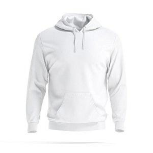 3D White Hoodie - sports sweatshirt with hood model