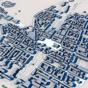 3D Karlskrona City Sweden model