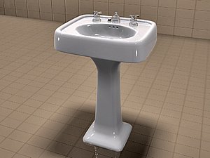 St Thomas Creations Sink and Brasstech Faucet Set Vol 1