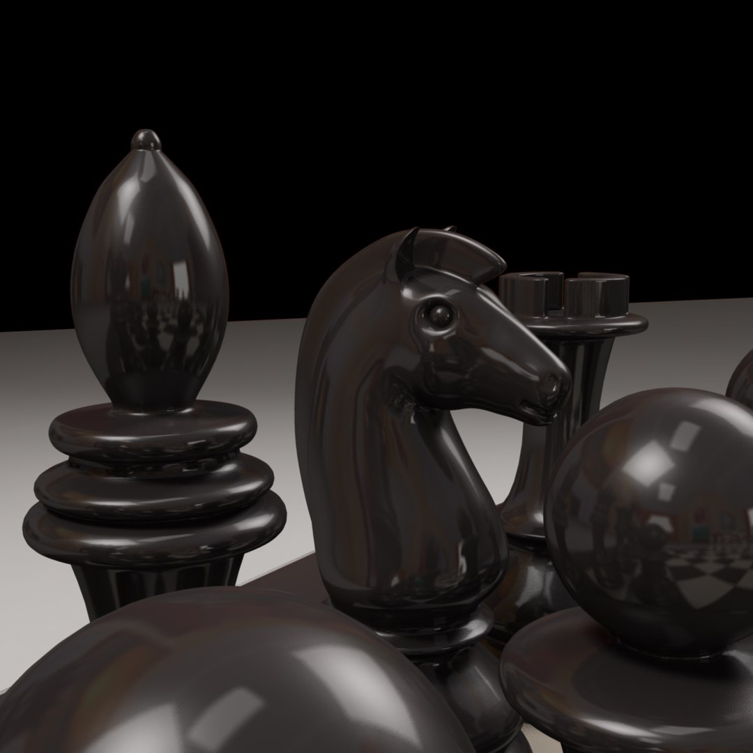 Chess Rook Board 3d Max
