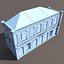 Gallery or Museum Low Poly 3d Model