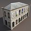 Gallery or Museum Low Poly 3d Model