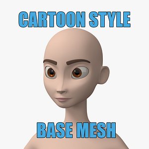 3D Stylised Female Base Mesh