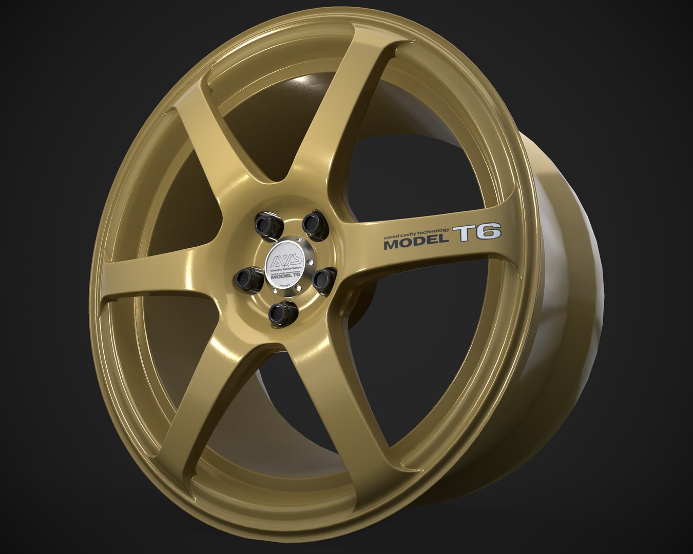 Yokohama Advan AVS Model T6 3D - TurboSquid 1747871