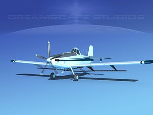 3d model of propellers air tractor at-802