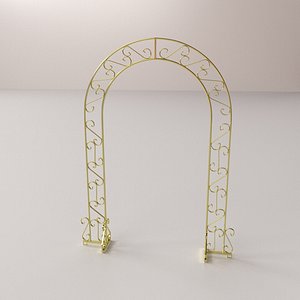 wedding arch 3D model