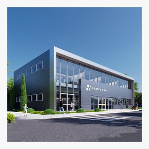 Commercial building 3D model