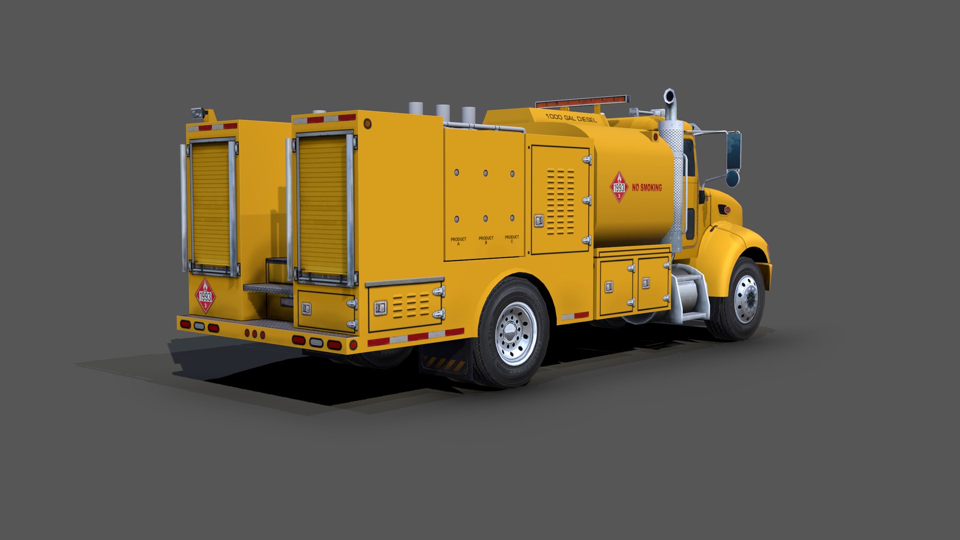 3D Peterbilt 335 2006 Fuel And Lube S01 Model - TurboSquid 2098208