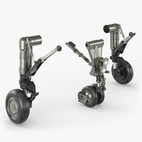 Su57 Fighter Jet Landing Gear Unit